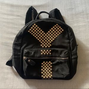 COPY - Black and Gold Studded Backpack